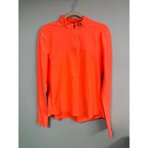 NWOT! Under Armour Half Zip Jacket - Large - Bright Orange - Lightweight
